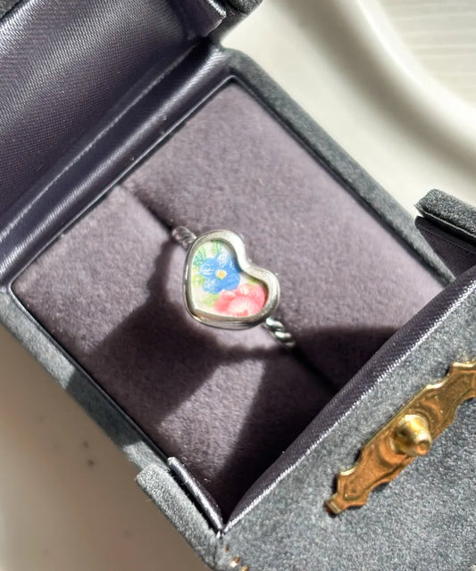 Anillo Aromas de Ayer corazón
