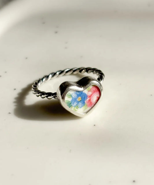 Anillo Aromas de Ayer corazón
